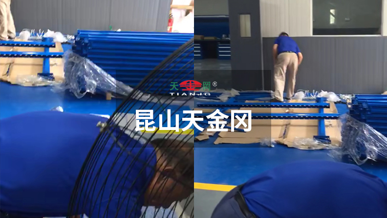 烈日炎炎，依然擋不住工具柜廠家天金岡師傅們上門安裝的腳步